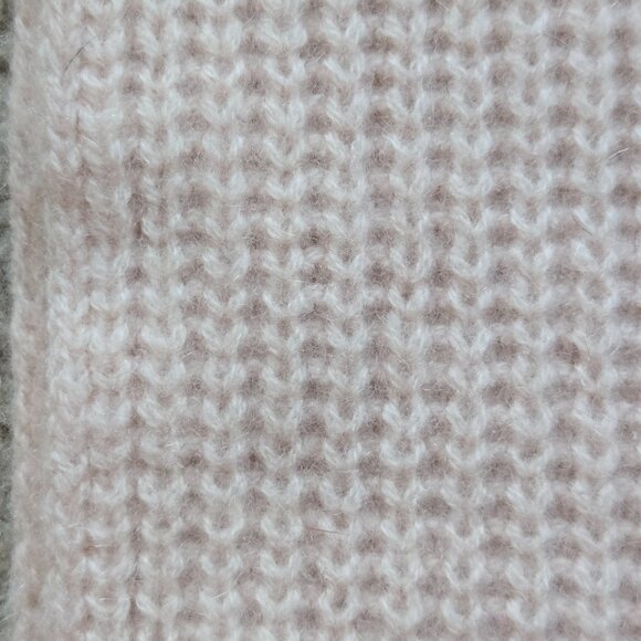 Halogen Cashmere Shaker Stitch Infinity Scarf Pale Pink - Picture 5 of 7
